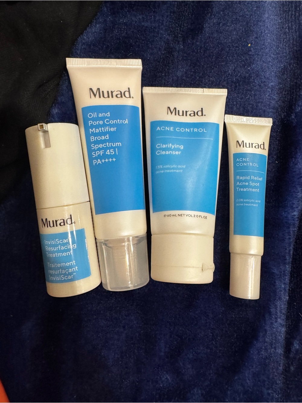 Murad Acne Control Skincare Set - Blue and White